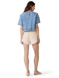 Steve Madden Jesse Top - Storm Blue-Hand In Pocket