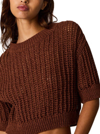 Steve Madden Greata Sweater - Sorrell Horse-Hand In Pocket