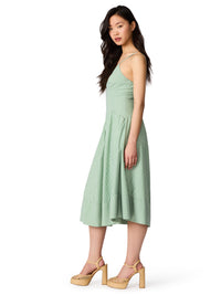 Steve Madden Una Dress - Green Moss-Hand In Pocket