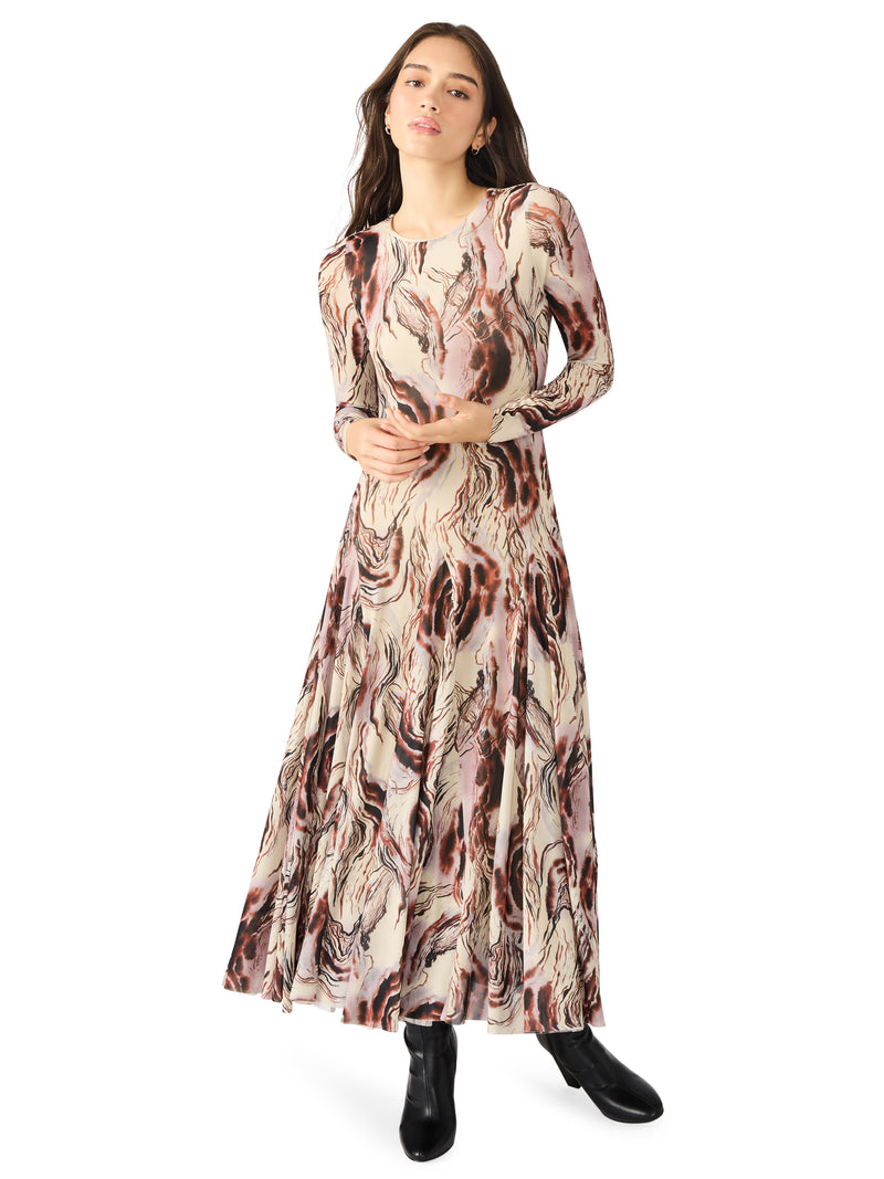 Steve Madden Leona Dress- Cobblestone-Hand In Pocket