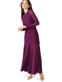 Steve Madden Kiara Dress- Beet-Hand In Pocket