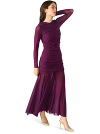Steve Madden Kiara Dress- Beet-Hand In Pocket