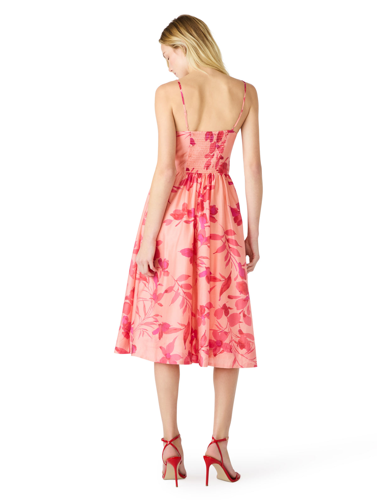 Steve Madden Gwen Dress- Burnt Coral-Hand In Pocket