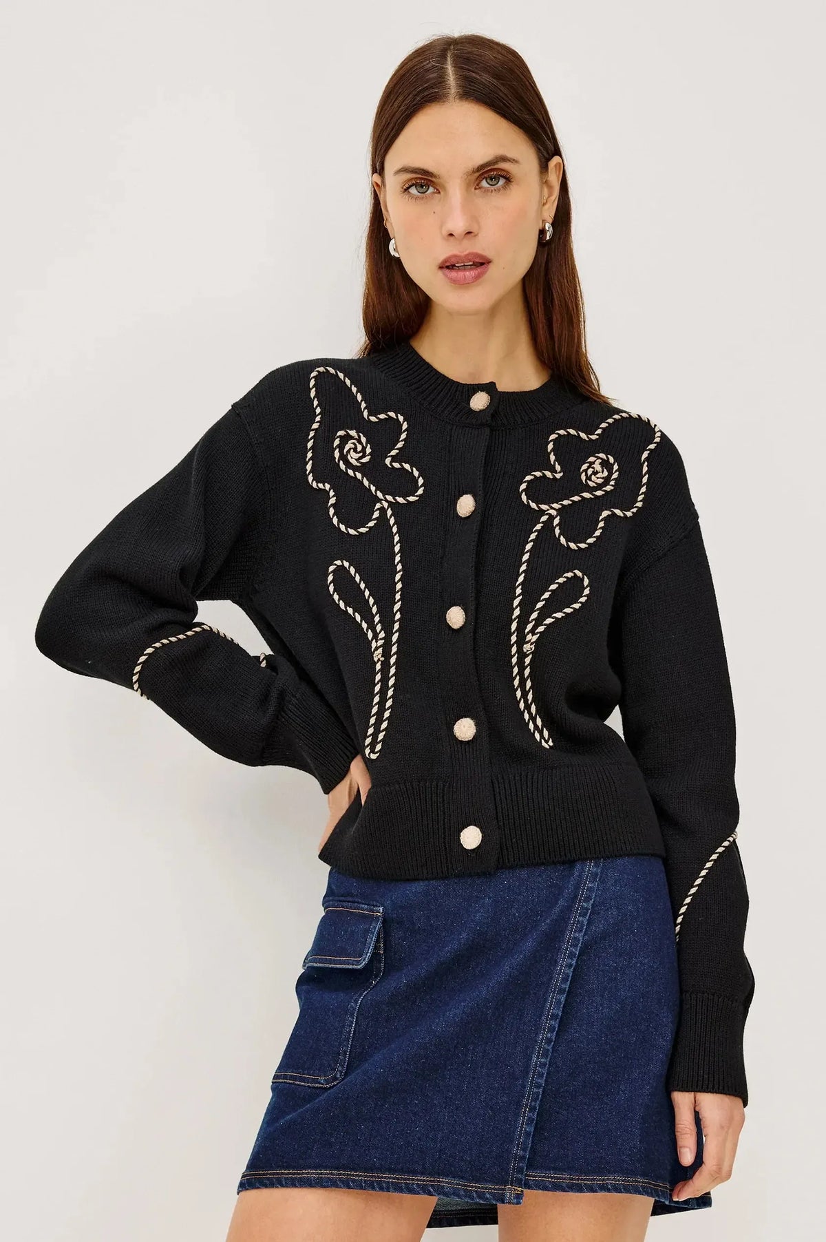 Rails Sybil Cardigan - Western Floral-Hand In Pocket