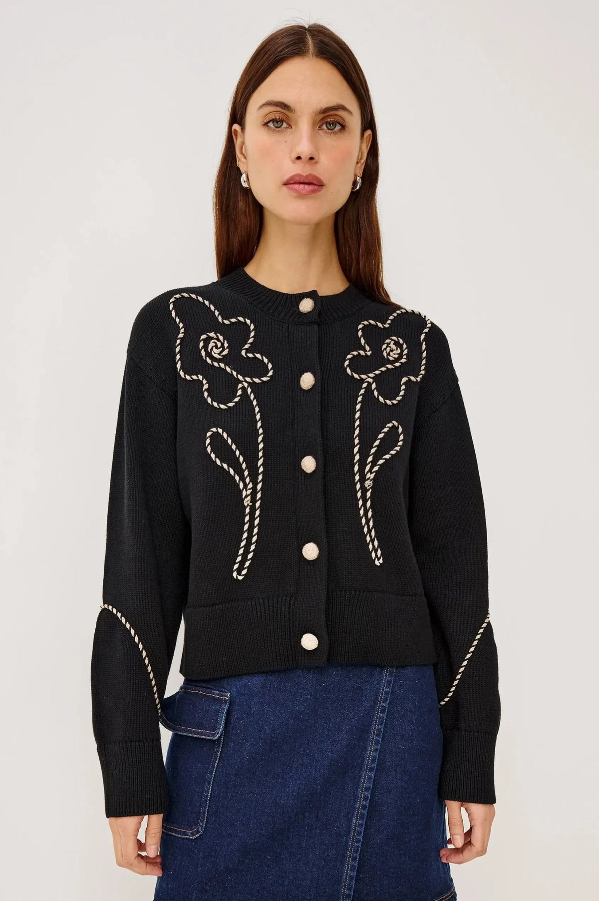 Rails Sybil Cardigan - Western Floral-Hand In Pocket