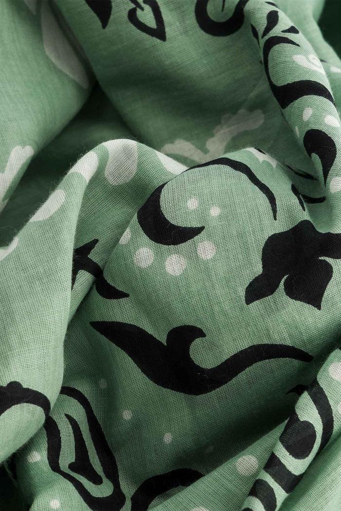 Cotton Pareo Large Curstaces -Green