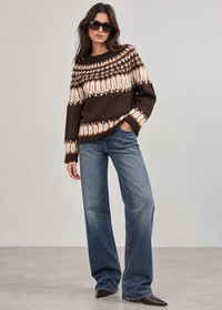 RD Style Sarafina Pull-Over - Brown-Hand In Pocket