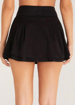 Mila Sporty Tiered Skirt - Black-Hand In Pocket