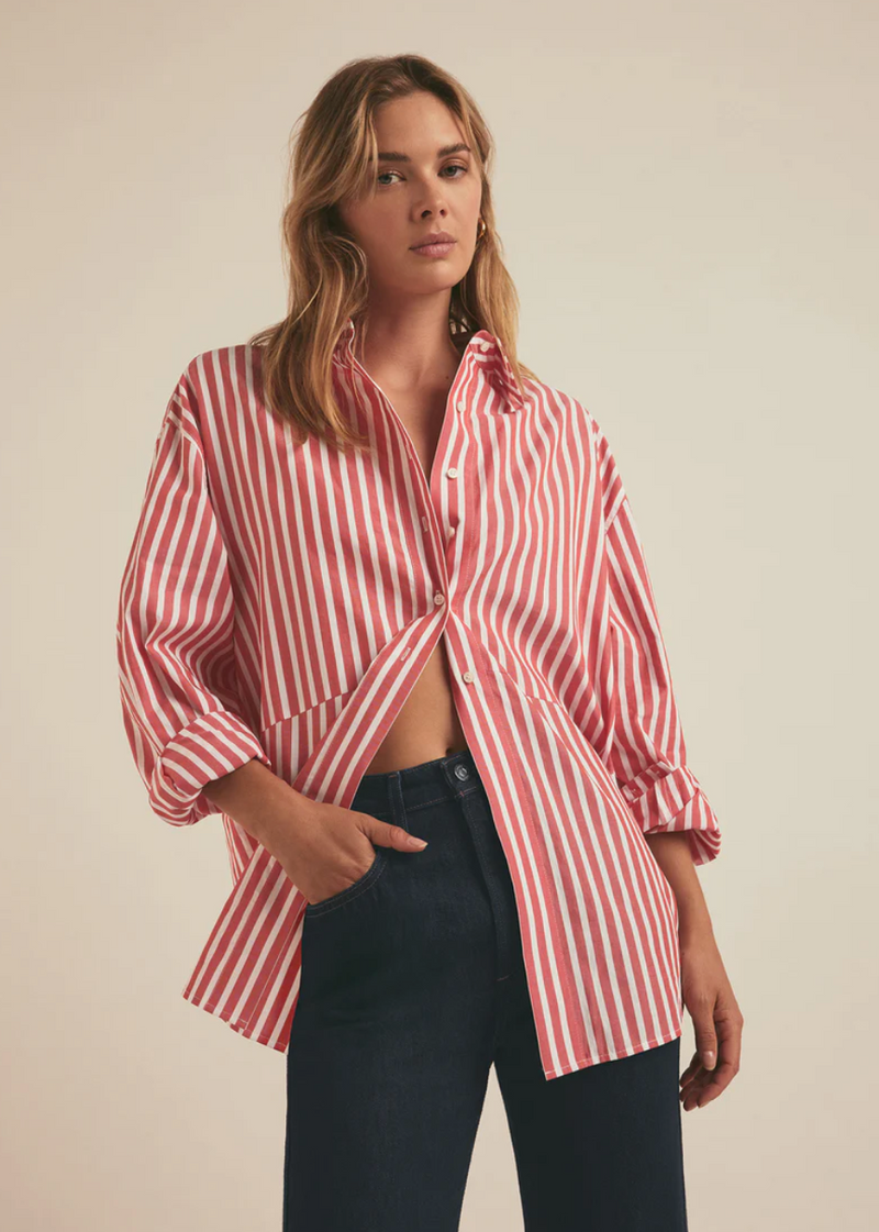 Favorite Daughter Ex Boyfriend- Pomodoro Stripe- FD Trunk Show-Hand In Pocket