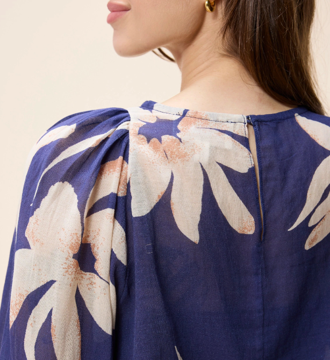 Cleobella Mimi Top - Sella Print-Hand In Pocket