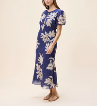 Cleobella Jianna Ankle Dress - Sella Print-Hand In Pocket