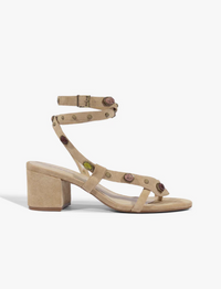 Schutz Cleo Glam Heel - Light Wood-Hand In Pocket