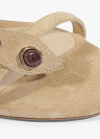 Schutz Cleo Glam Heel - Light Wood-Hand In Pocket