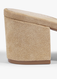 Schutz Cleo Glam Heel - Light Wood-Hand In Pocket