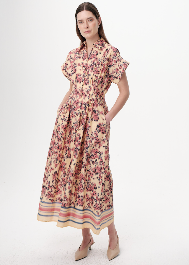 Exquise Floraia Dress - Multi Color-Hand In Pocket