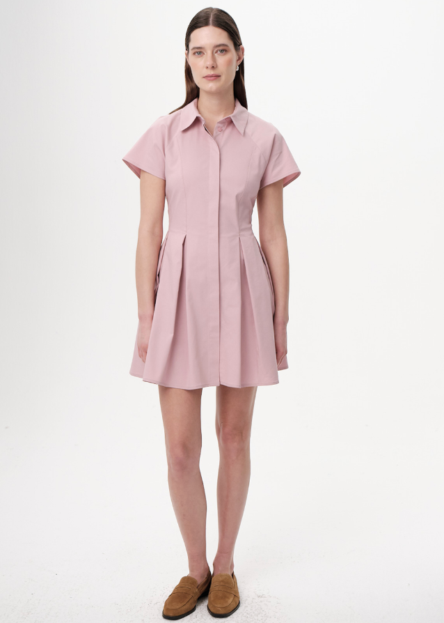 Exquise Lexay Dress - Pink-Hand In Pocket