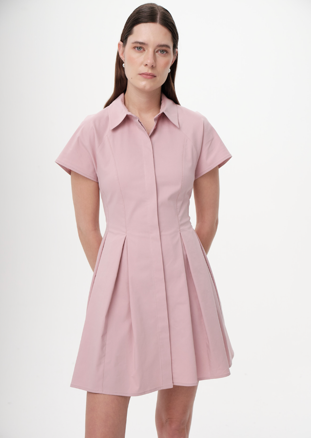 Exquise Lexay Dress - Pink-Hand In Pocket