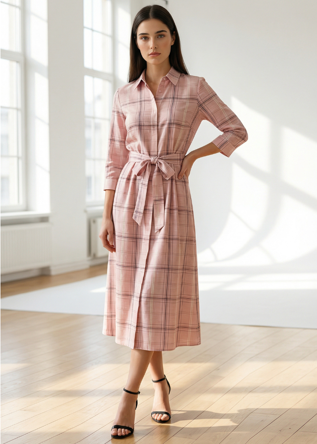 Exquise Peonyora Dress - Multi Color-Hand In Pocket