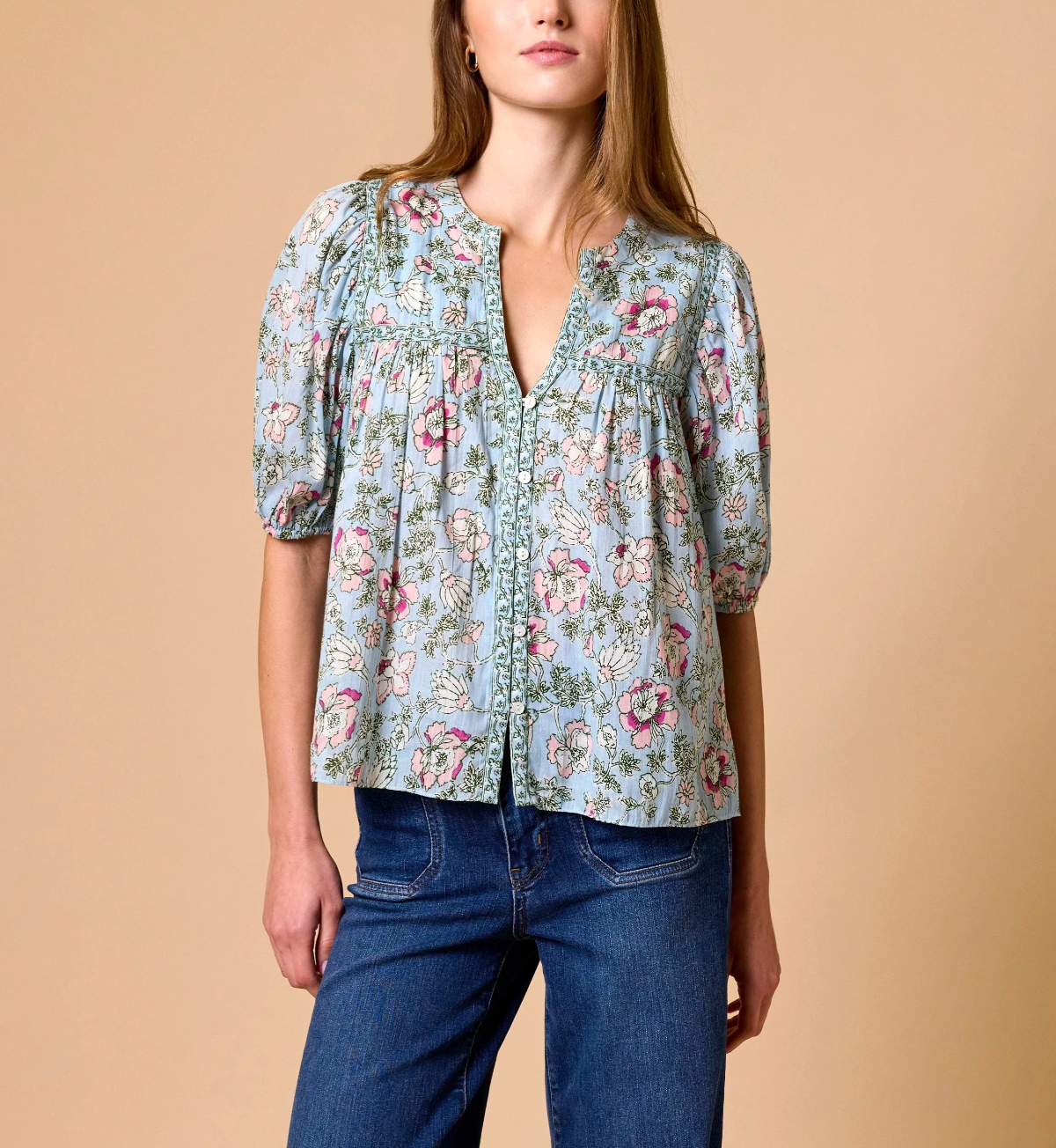 Cleobella Maisie Blouse-Hand In Pocket