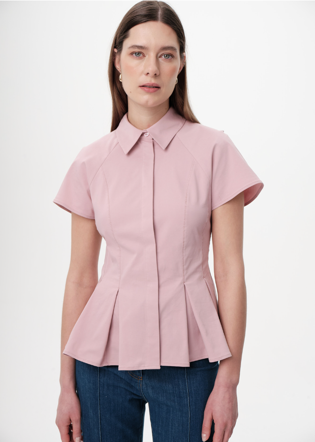 Exquise Heray Shirt - Pink-Hand In Pocket