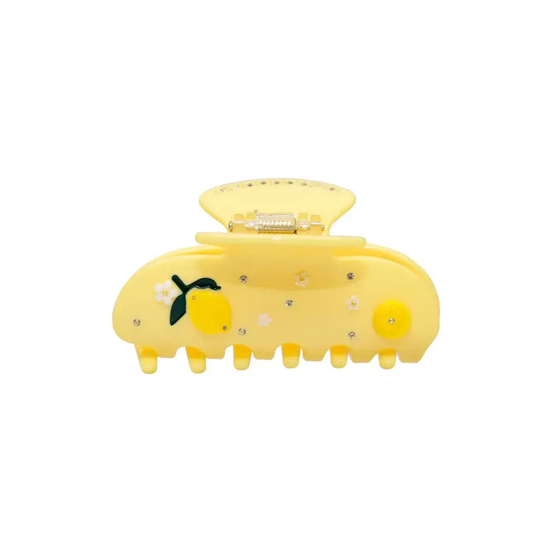 Sweetheart Hair Clip-Hugo Spritz (Yellow with Lemons)-Hand In Pocket