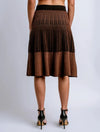 Kerisma Strober Skirt- Black/ Brown-Hand In Pocket