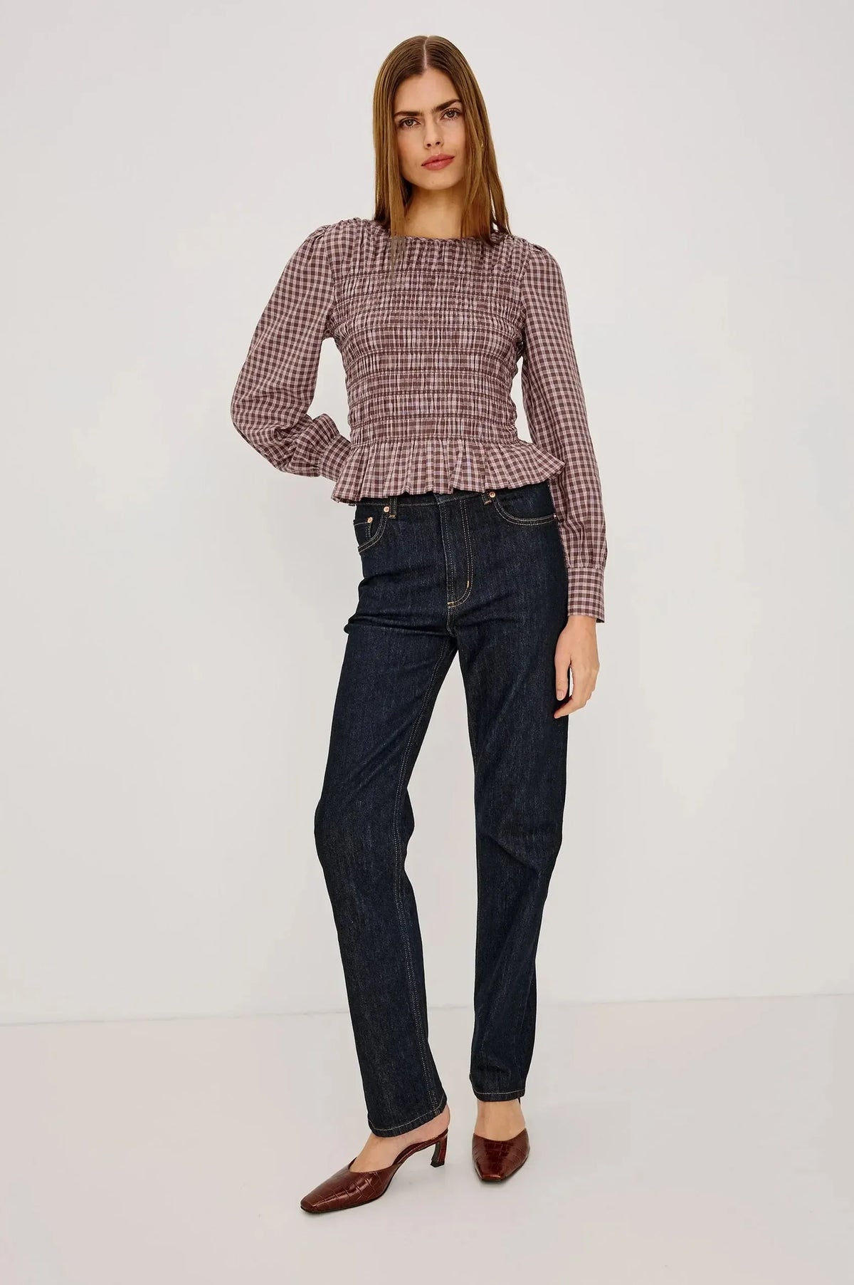 Rails Tabi Top - Rust Rose-Hand In Pocket