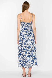 Velvet Heart Tanella Maxi Dress - Blue Jacobean-Hand In Pocket
