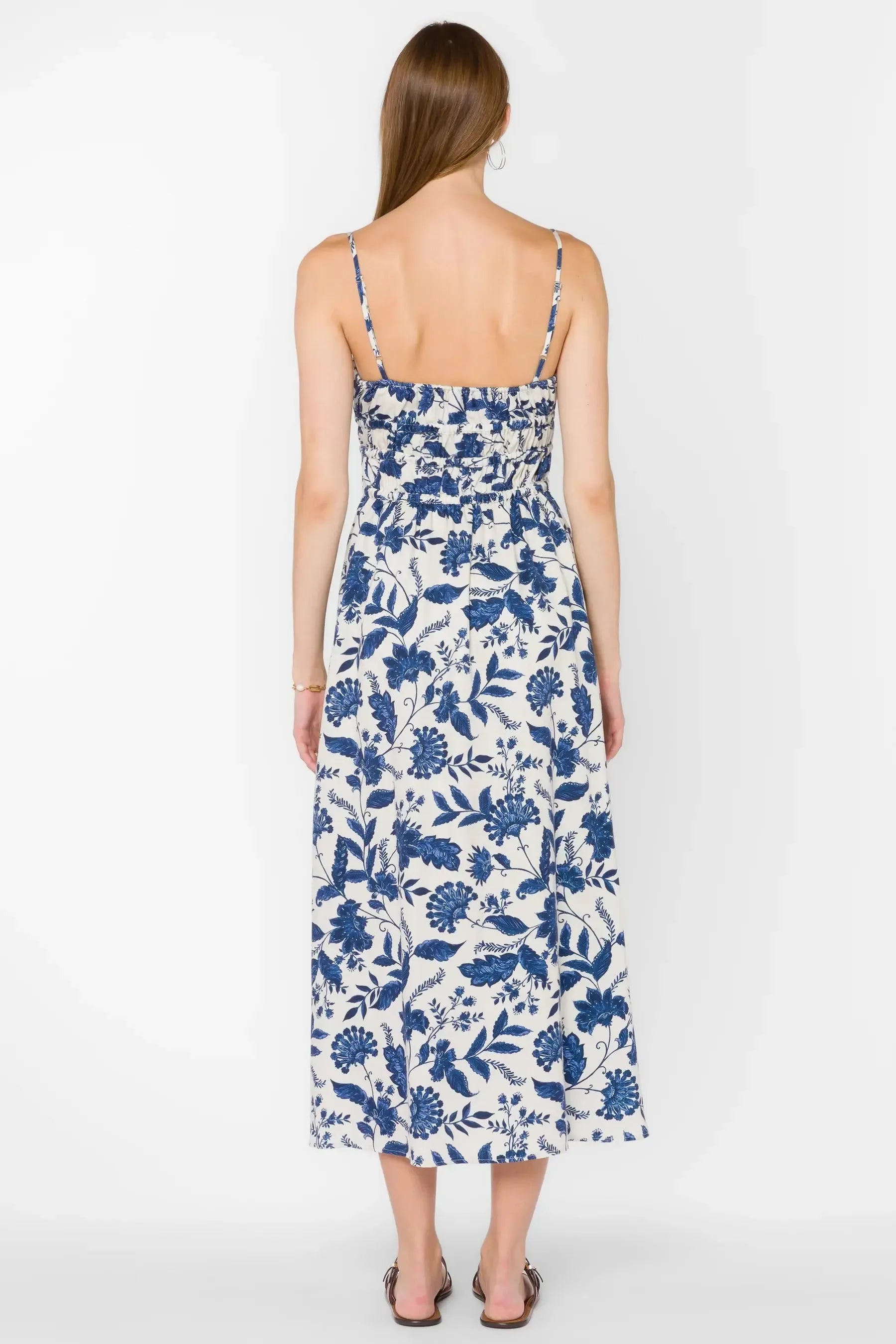 Velvet Heart Tanella Maxi Dress - Blue Jacobean-Hand In Pocket