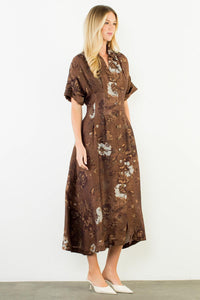 THML Parker Dress - Brown