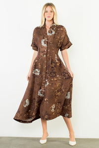 THML Parker Dress - Brown
