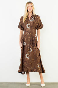 THML Parker Dress - Brown