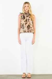 THML Hadley Top - Beige-Hand In Pocket