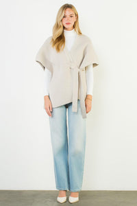 THML Casey Knit Cardigan- Cream-Hand In Pocket