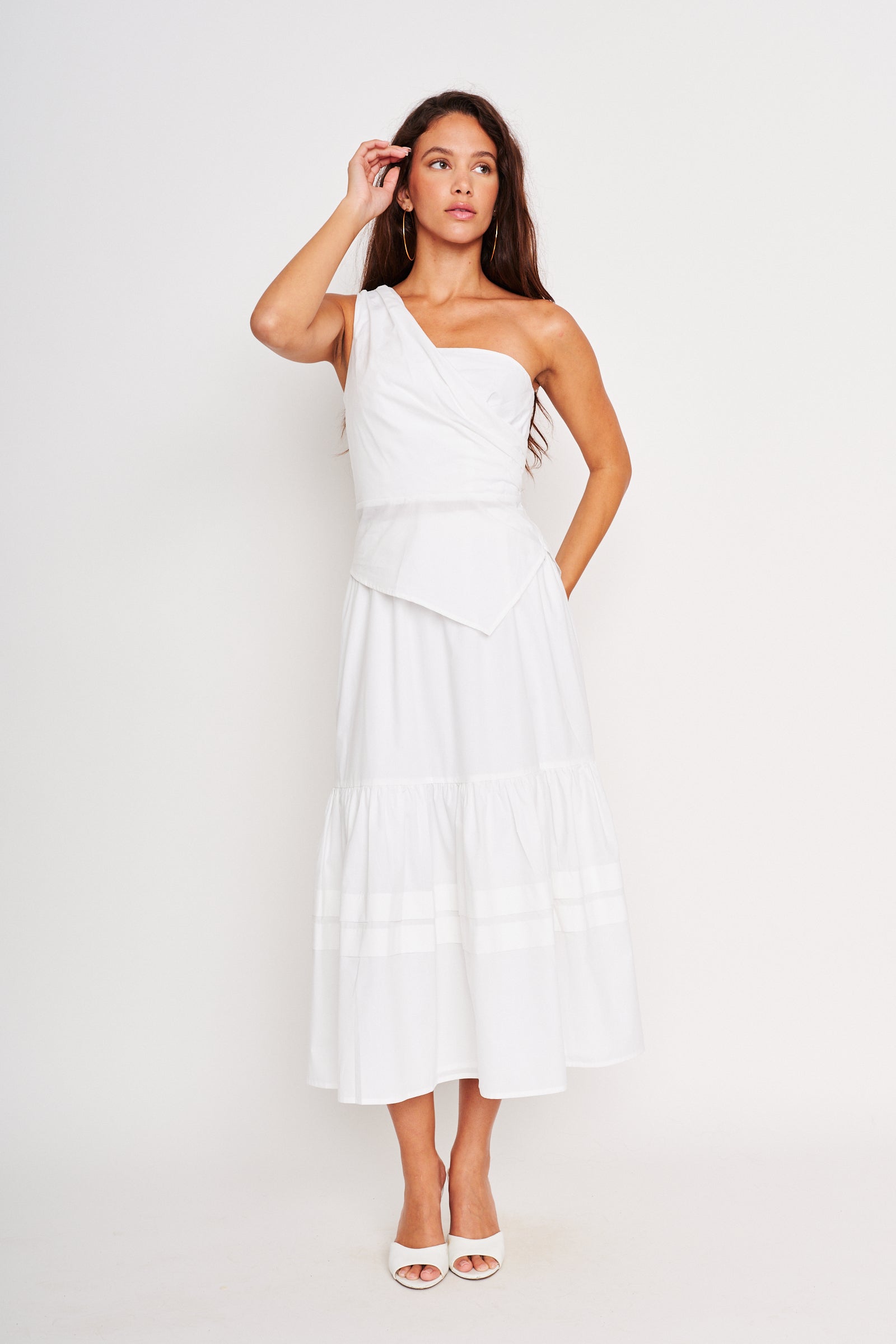 DRA Alliser Top - White-Hand In Pocket