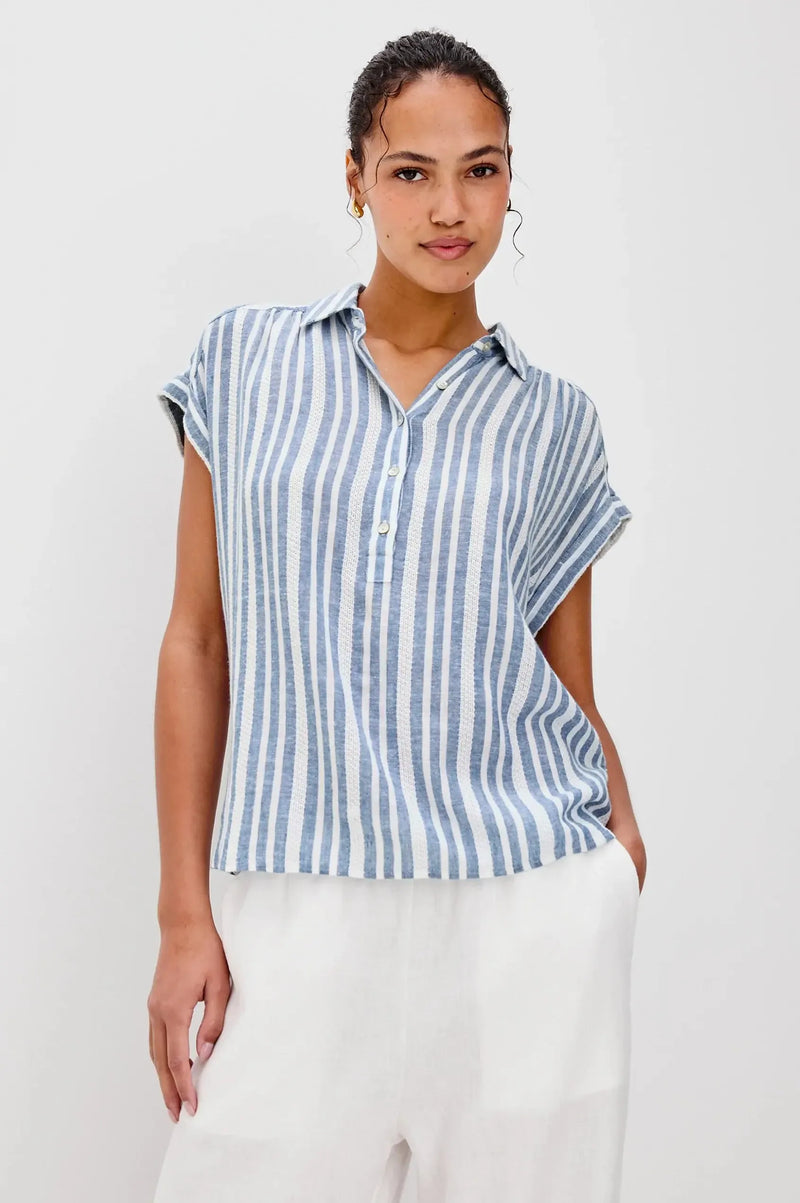 Rails Tuscany Top- Jalisco Stripe-Hand In Pocket