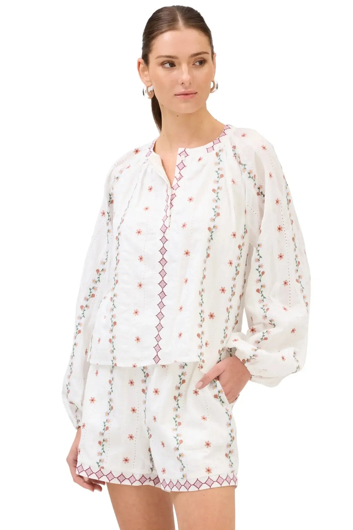 Allison Theodore Blouse-Hand In Pocket