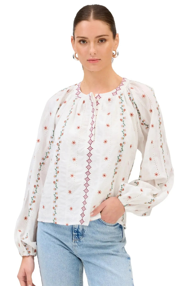 Allison Theodore Blouse-Hand In Pocket
