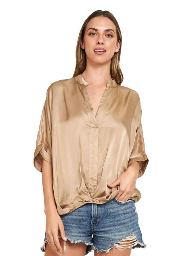 Sofia Jane Top - Champagne-Hand In Pocket