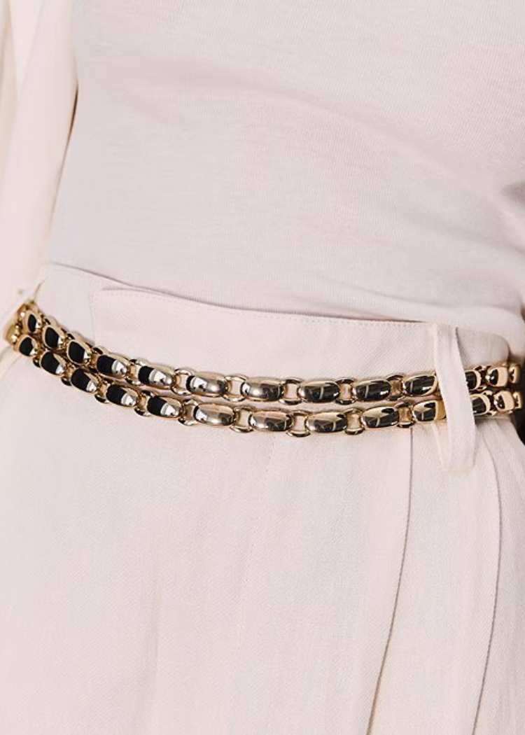 B-Low The Belt Etta Chain Belt-Gold-Hand In Pocket