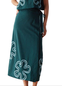 Omika Sammie Midi Skirt- Dragonfly-Hand In Pocket