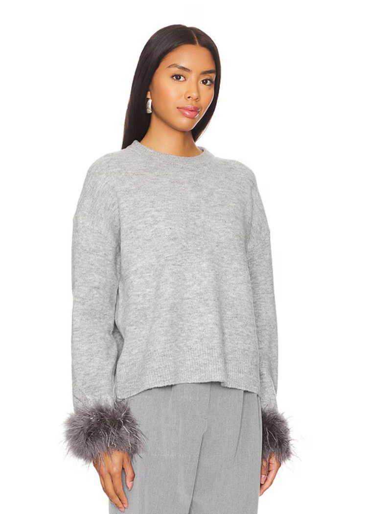 Line + Dot Royer Sweater- Grey Multi ***FINAL SALE***-Hand In Pocket