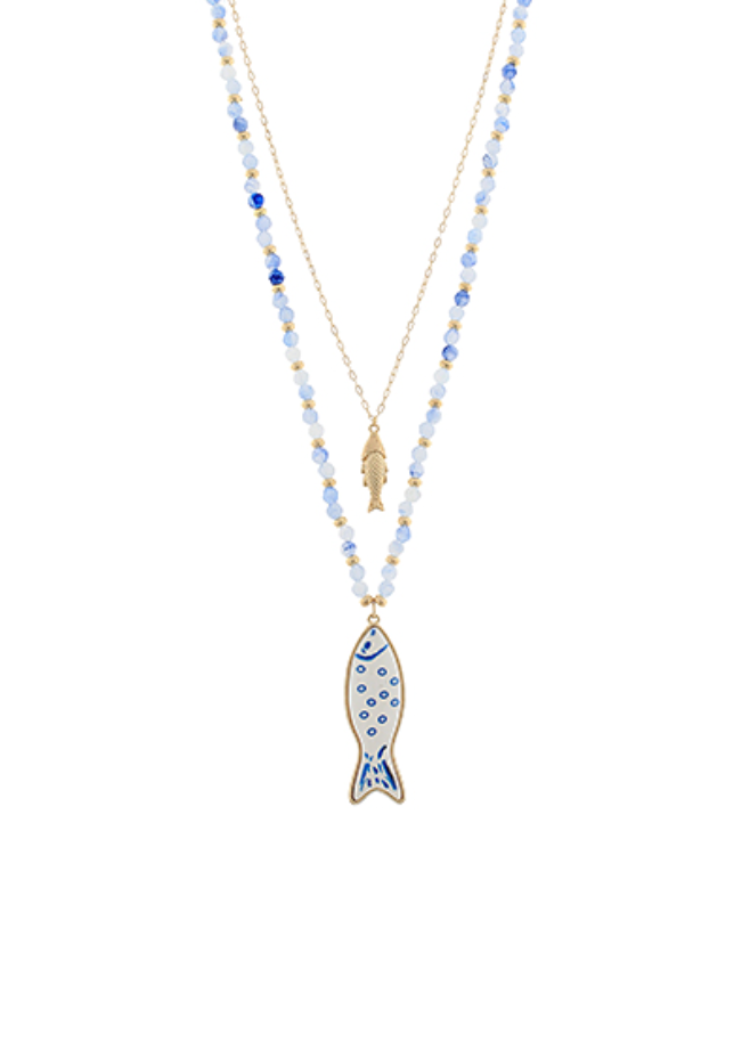 Lior Fish Pendant-Hand In Pocket