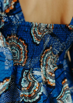 Francis+Benedict Mini Babydoll Dress- Royal Blue-Hand In Pocket