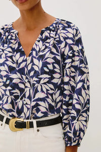 Rails Vasia Top- Navy Vines