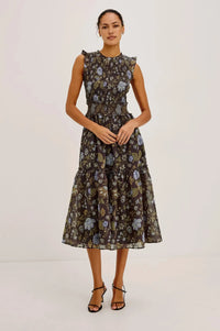 Rails Vivier Sleeveless Midi Dress - Willow-Hand In Pocket
