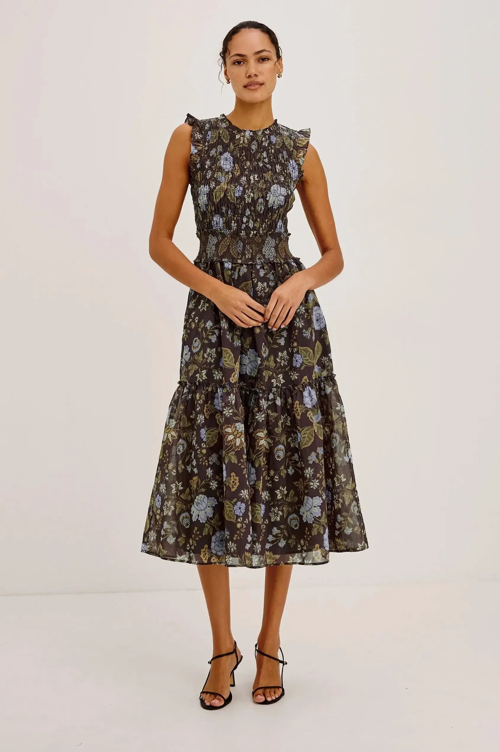 Rails Vivier Sleeveless Midi Dress - Willow-Hand In Pocket