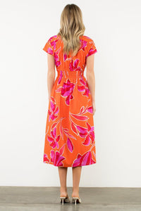 THML Eden Midi Dress- RA-Hand In Pocket