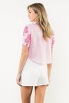 THML Quinn SS Button Down- Pink-Hand In Pocket