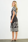 THML Brielle Midi Dress- BK